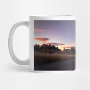 Sunset on Kneeland road Mug